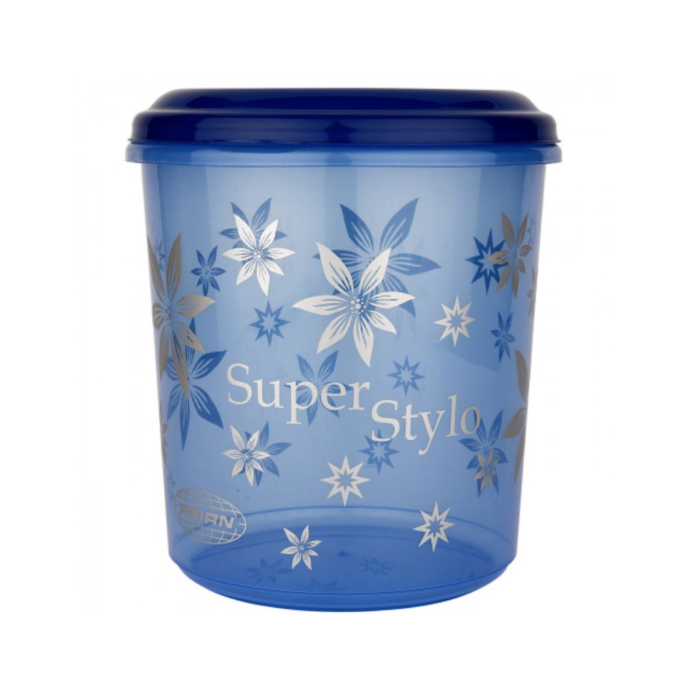 Asian Super Stylo Plastic Storage Container | Stackable | Multipurpose | Set of 3 Pcs