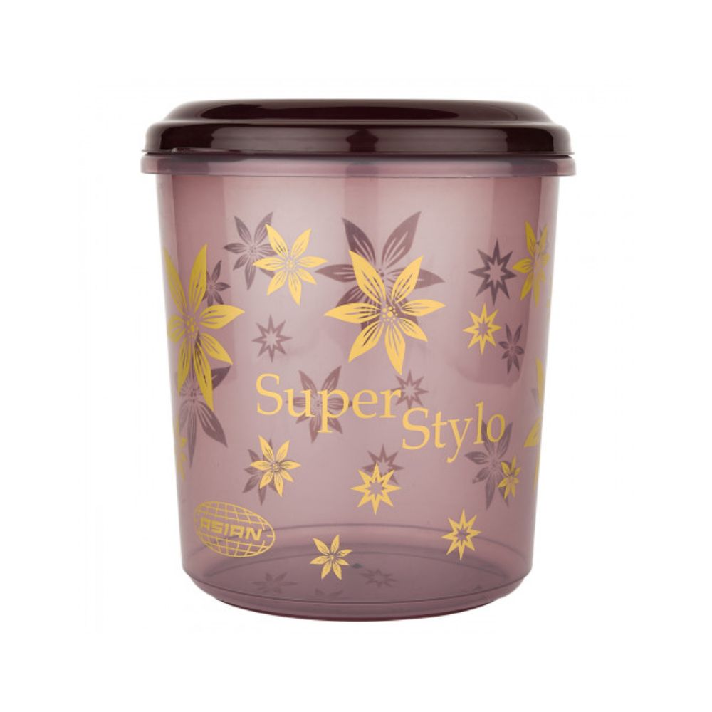 Asian Super Stylo Plastic Storage Container | Stackable | Multipurpose | Set of 3 Pcs