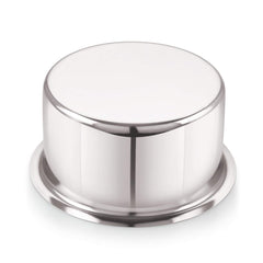 Bengani Stainless Steel Tope 1000 ML | 18 Gauge Heavy Duty Tapeli | Flat Bottom Pateli for Milk and Soups| Lifetime Guarantee