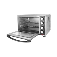Black+Decker 48 Litre Oven Toaster Grill OTG with Rotisserie Convection for Grilling & Baking | Full Stainless Steel Housing | Silver & Black
