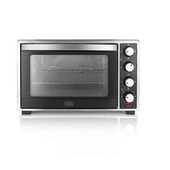 Black+Decker 48 Litre Oven Toaster Grill OTG with Rotisserie Convection for Grilling & Baking | Full Stainless Steel Housing | Silver & Black