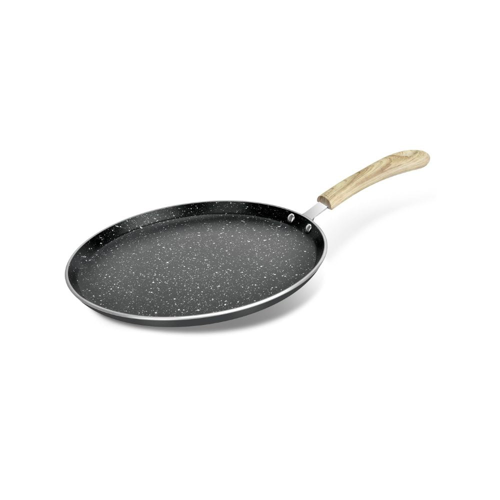 Bergner Bellini Aura Non Stick Tawa | Gas & Induction Compatible | Black