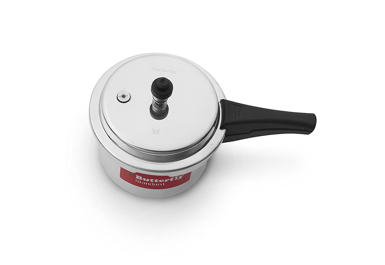 Butterfly Standard Aluminium Pressure Cooker, 3 Litre
