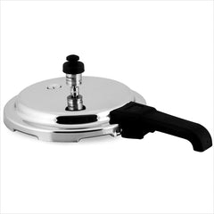 Butterfly Stainless Steel Cute Pressure Cooker with Glass Lid | Induction Compatible | Silver