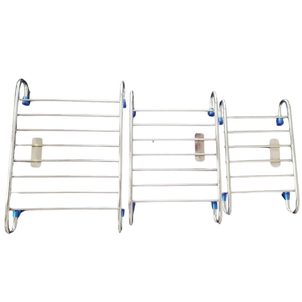 Decent Stainless Steel Hot Plate Stand | Set of 3 Pcs