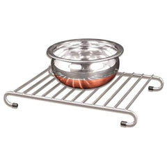 Decent Stainless Steel Hot Plate Stand | Set of 3 Pcs
