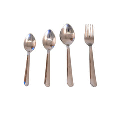 Decent Dazzle Stainless Steel Cutlery Set with Stand | Set of 24 Pcs