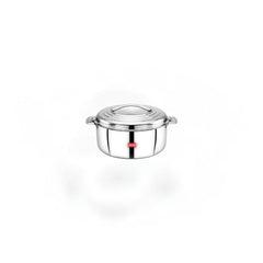Avias Platina Premium Double Wall Insulated Stainless Steel Casserole | Silver | 1 Pc