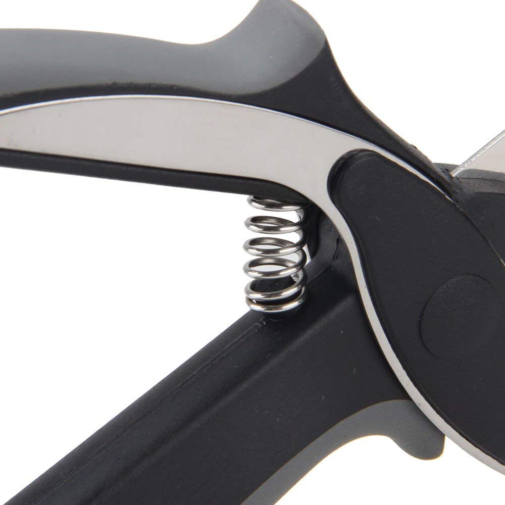 Ankur 2 in 1 Stainless Steel Smart Knife | Black | 1 Pc