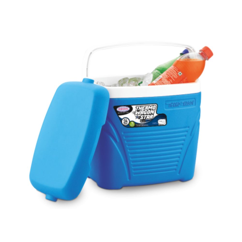 Asian Thermo Wagon Star 8 Litre Insulated Chiller Ice Box| Travel Party Bar Ice Cubes | Cold Drinks | Medical Purpose