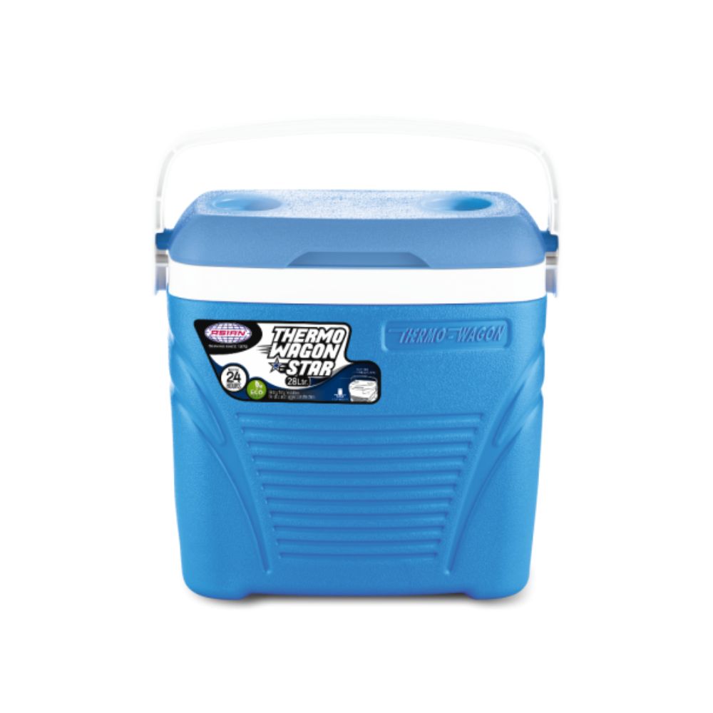 Asian Thermo Wagon Star 20 Litre Insulated Chiller Ice Box | Travel Party Bar Ice Cubes | Cold Drinks | Medical Purpose | 1 Pc