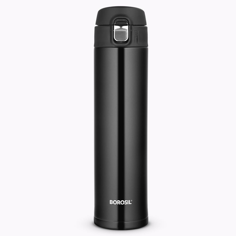 Borosil Stainless Steel Hydra Nova 500 ML Vacuum Insulated Water Bottle | 1 Pc