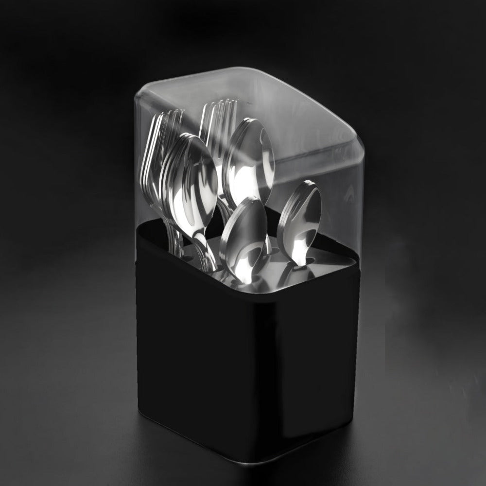Decent Dazzle Stainless Steel Cutlery Set | Set of 18 Pcs
