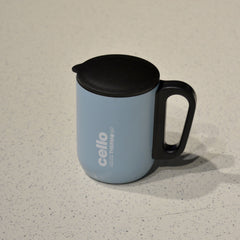 Cello Duro Coffee Style Double Wall Insulated Mug with Lid | 1 Pc