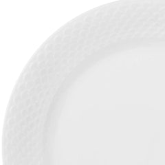 Clay Craft Basic Quarter Plate Ripple | White | 1 Pc
