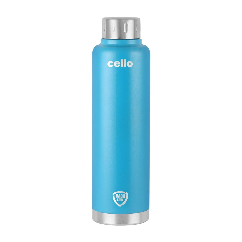 Cello Duro Top Tuff Steel Water Bottle with Durable DTP Coating | 1 Pc