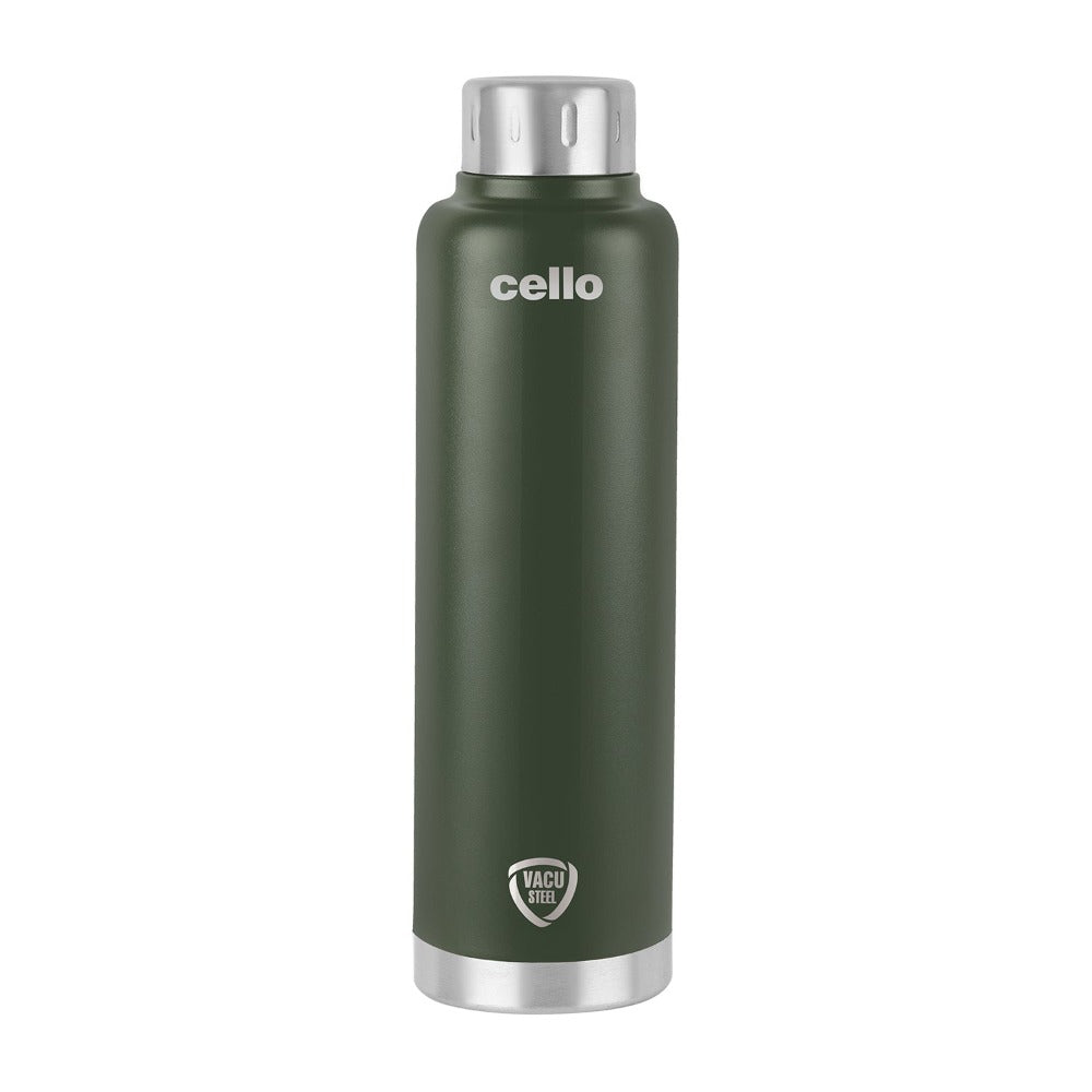 Cello Duro Top Tuff Steel Water Bottle with Durable DTP Coating | 1 Pc