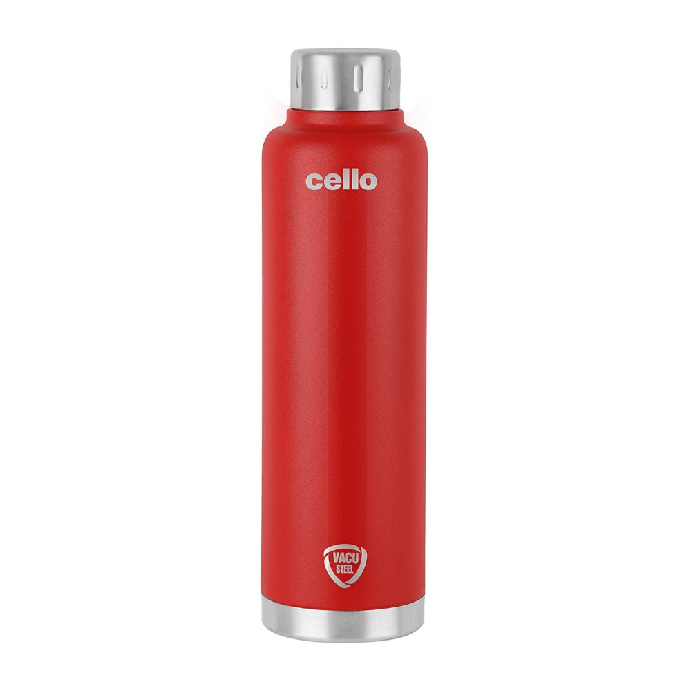 Cello Duro Top Tuff Steel Water Bottle with Durable DTP Coating | 1 Pc
