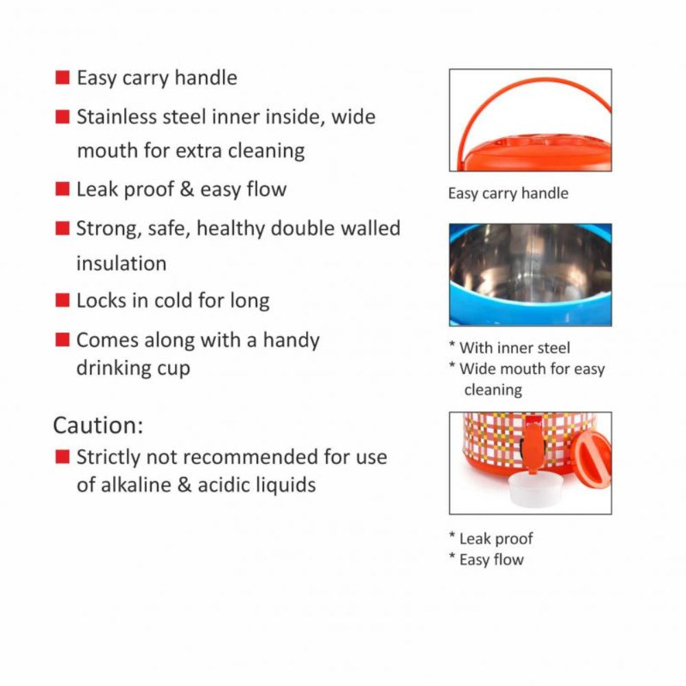 Cello Expedia Plastic Insulated Water Jug