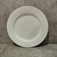 Clay Craft Soup Bowl with Saucer Set | White | Set of 12 Pcs