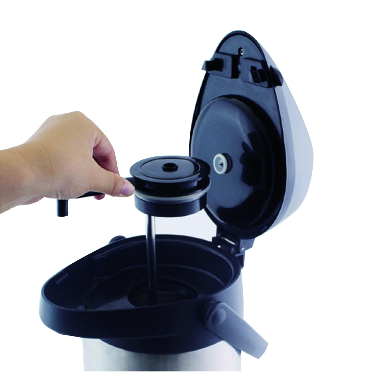 Cello S-VAC Vacuum Insulated Beverage Dispenser | Hot- Cold |Silver