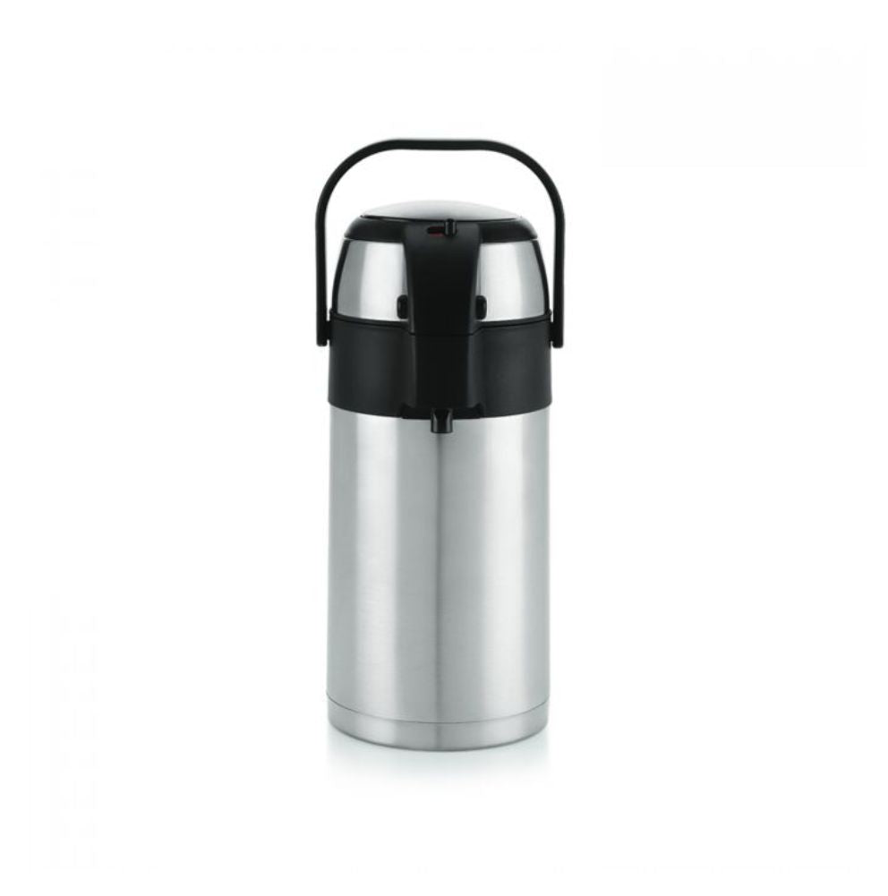 Cello S-VAC Vacuum Insulated Beverage Dispenser | Hot- Cold |Silver