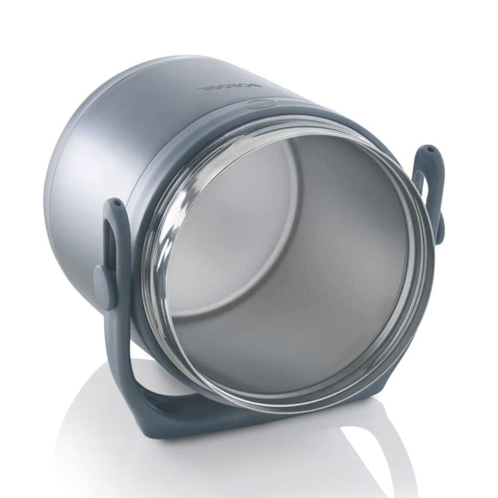 Borosil Hot n Fresh Stainless Steel Insulated Lunchbox | Grey