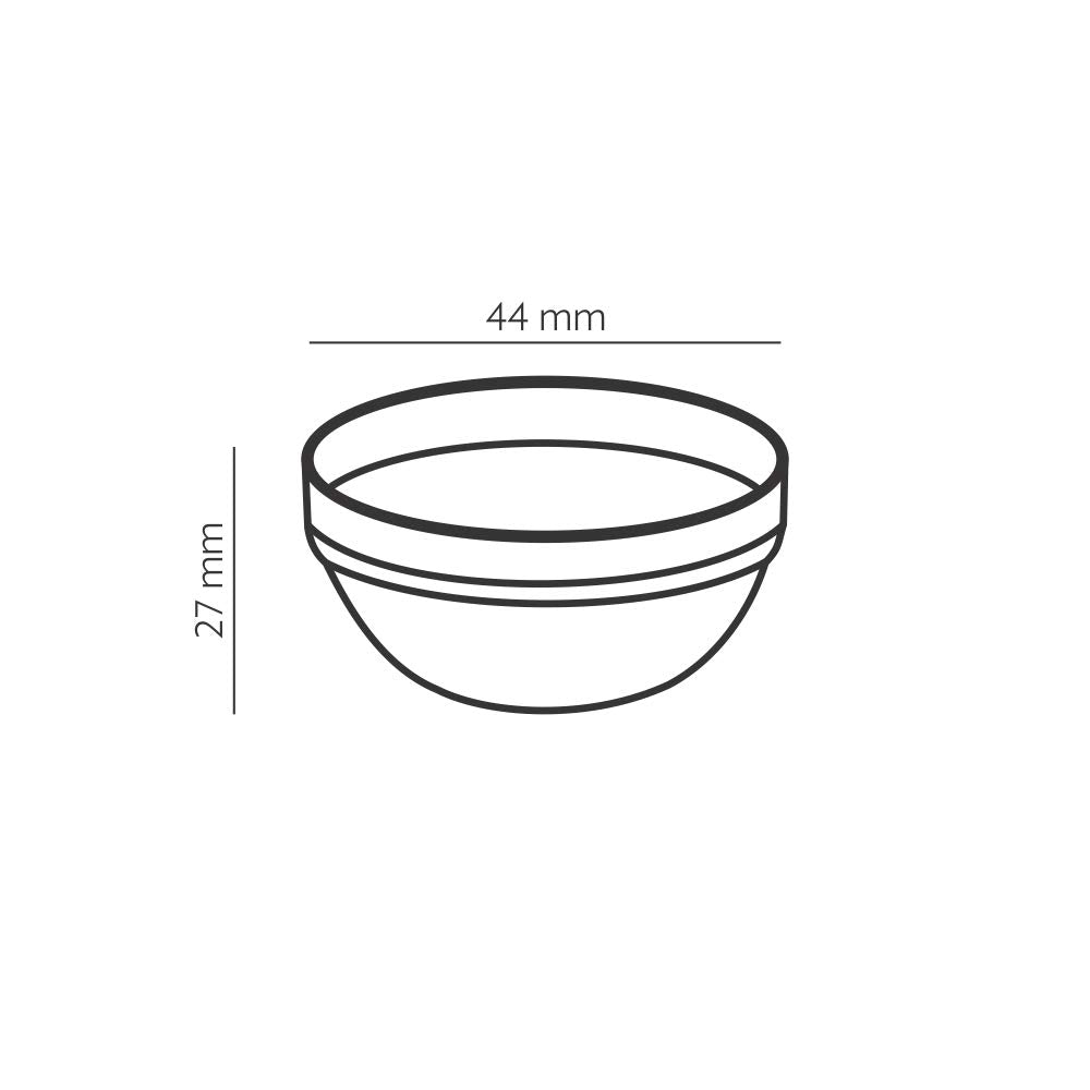 Borosil Stackable Serving Bowls | Oven & Microwave Safe | Transparent | Set of 6 Pcs