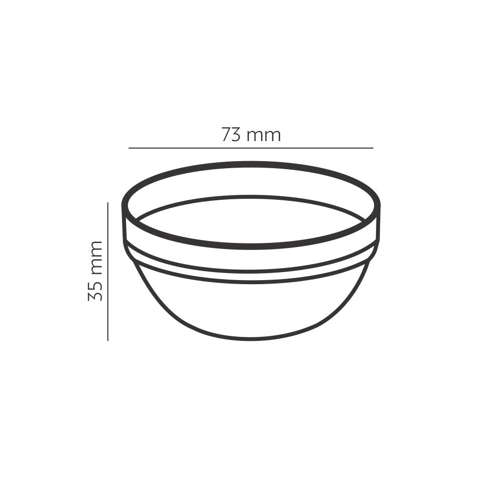 Borosil Stackable Serving Bowls | Oven & Microwave Safe | Transparent | Set of 6 Pcs