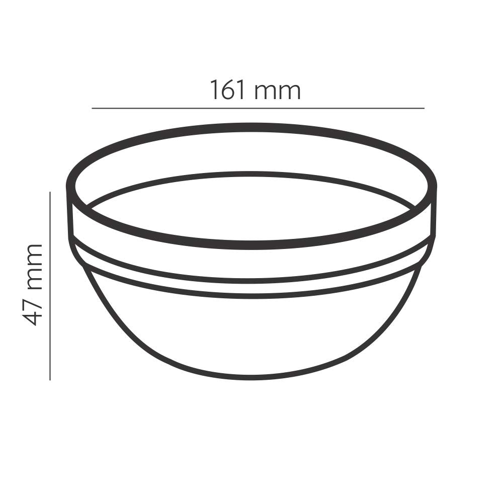 Borosil Stackable Serving Bowls | Oven & Microwave Safe | Transparent | Set of 6 Pcs