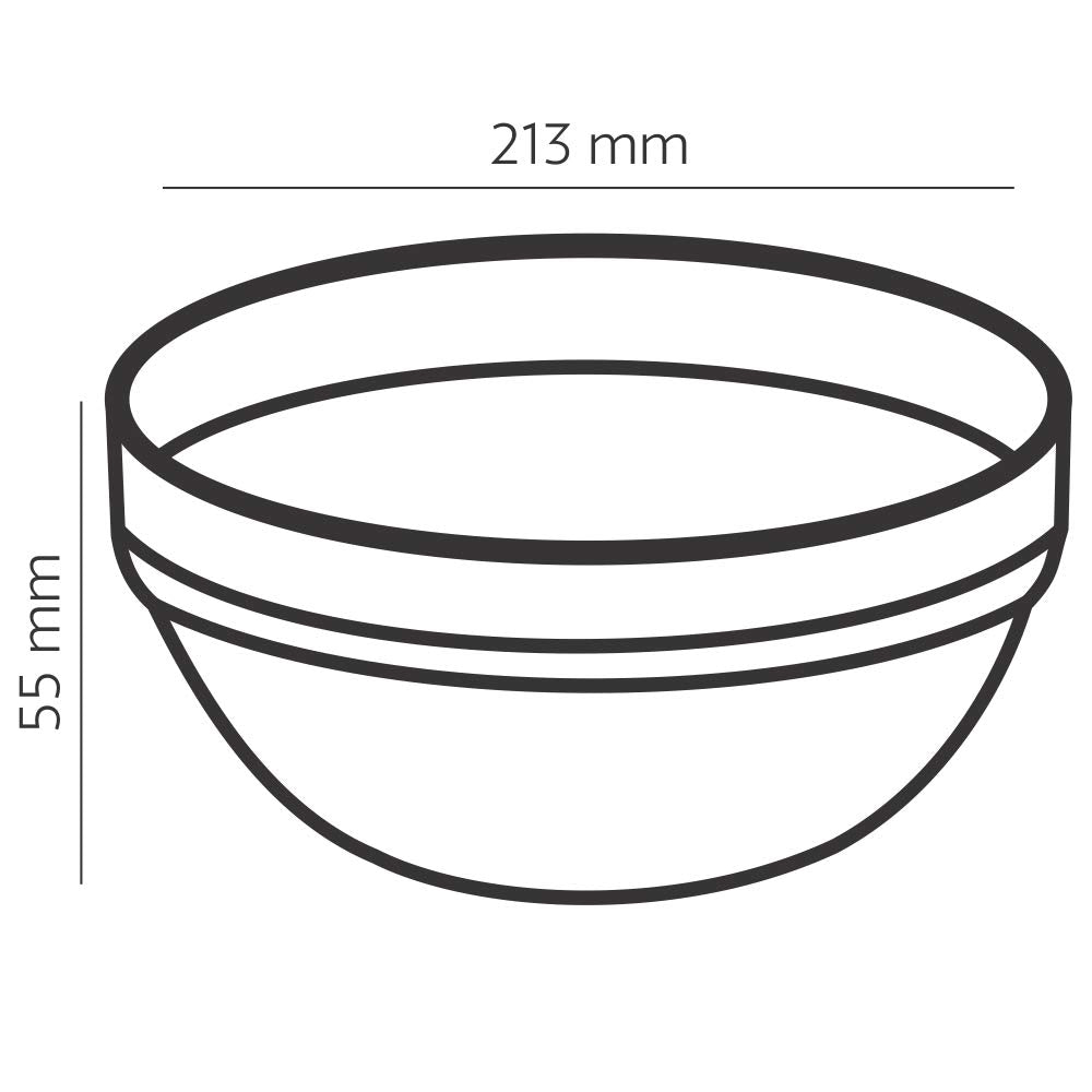 Borosil Stackable Serving Bowls | Oven & Microwave Safe | Transparent | Set of 6 Pcs