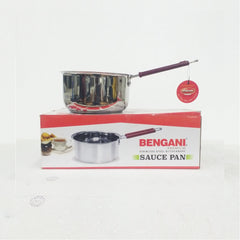 Bengani Stainless Steel 20 Gauge Induction Bottom Saucepan | Silver