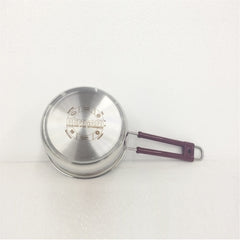 Bengani Stainless Steel 20 Gauge Induction Bottom Saucepan | Silver