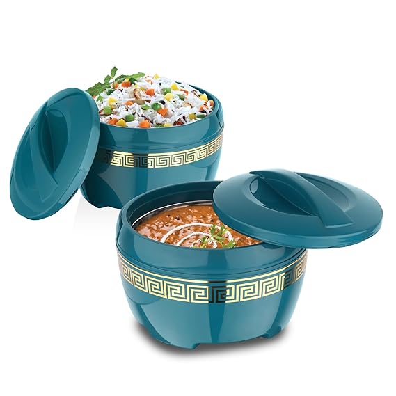 Asian Marco Gold Inner Steel Deluxe Casserole Set | Set Of 2 Pcs