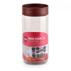 Cello Modustack Plastic Canister | 1 Pc & Set of 2 Pcs