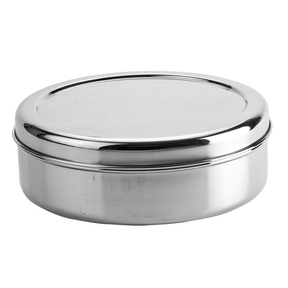 Bengani Stainless Steel 22 Gauge Papad Dabba | 1 Pc