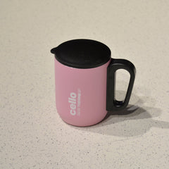 Cello Duro Coffee Style Double Wall Insulated Mug with Lid | 1 Pc