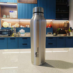 Cello Vertex Stainless Steel Leak-Proof Water Bottle – Stylish, Odorless & Food-Grade Hydration Solution for Cold Drinks| Sleek | Stylish | 100% Stainless steel | 1000 ML