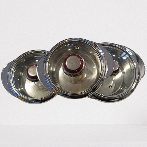 Cello Insulated Hotpot Monarch 3pcs Set | Black| Maroon|