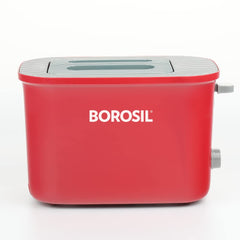 Borosil Krispy 800 Watt Pop-Up Toaster | Red