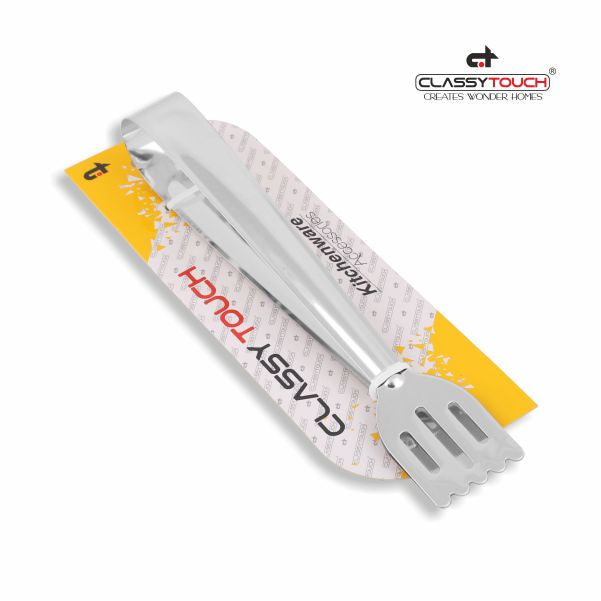 Classy Touch Kitchen Tongs Stainless Steel
