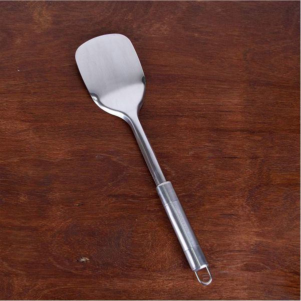 Classy Touch Stainless Steel Turner/Spatula - Dosa, Roti, Omelette, Paratha, Pav Bhaji Flipper - Silver Cooking Utensil