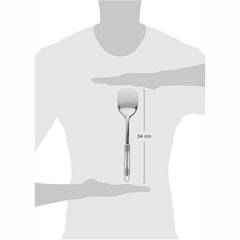 Classy Touch Stainless Steel Turner/Spatula - Dosa, Roti, Omelette, Paratha, Pav Bhaji Flipper - Silver Cooking Utensil