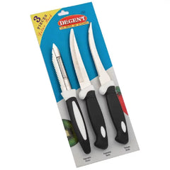 Decent Deluxe Knife & Peeler Set | Set of 3 Pcs