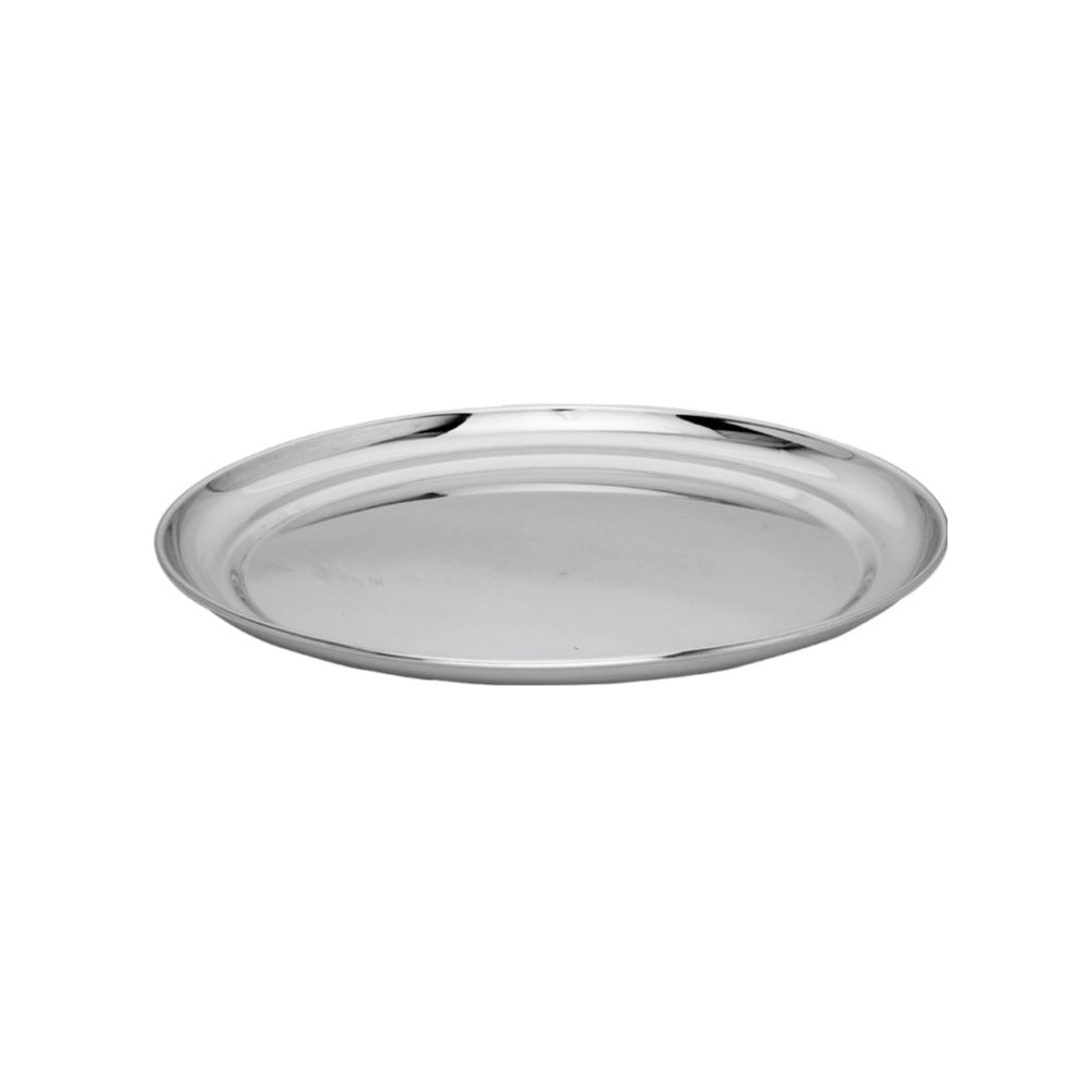 Bengani Stainless Steel Rajbhog 22 Gauge Plate | 1 Pc