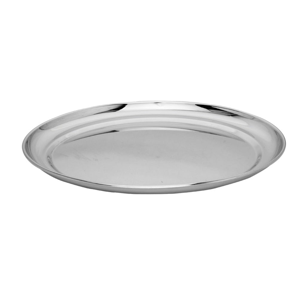 Bengani Stainless Steel Rajbhog 22 Gauge Plate | 1 Pc