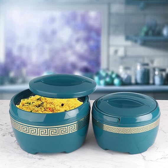 Asian Marco Gold Inner Steel Deluxe Casserole Set | Set Of 2 Pcs