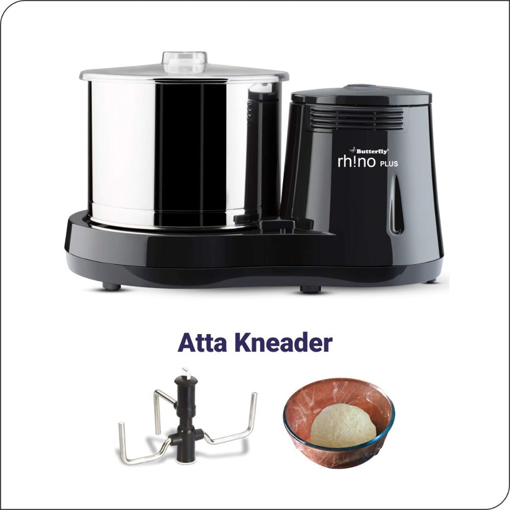 Butterfly Rhino Plus 150 Watts 2 Litre Wet Grinder | Grey